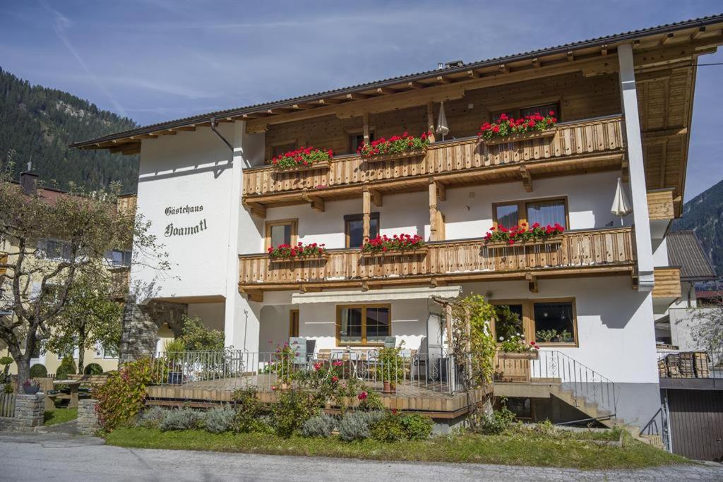 Bed and Breakfast Gästehaus Hoamatl Mayrhofen Exterior foto